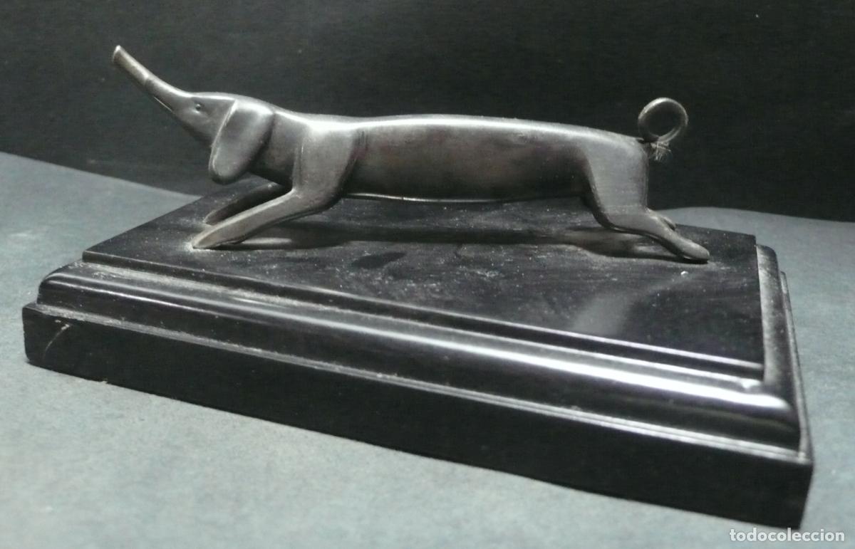 Coleccionismo: PEQUE&Ntilde;O PERRO EN METAL - Foto 2
