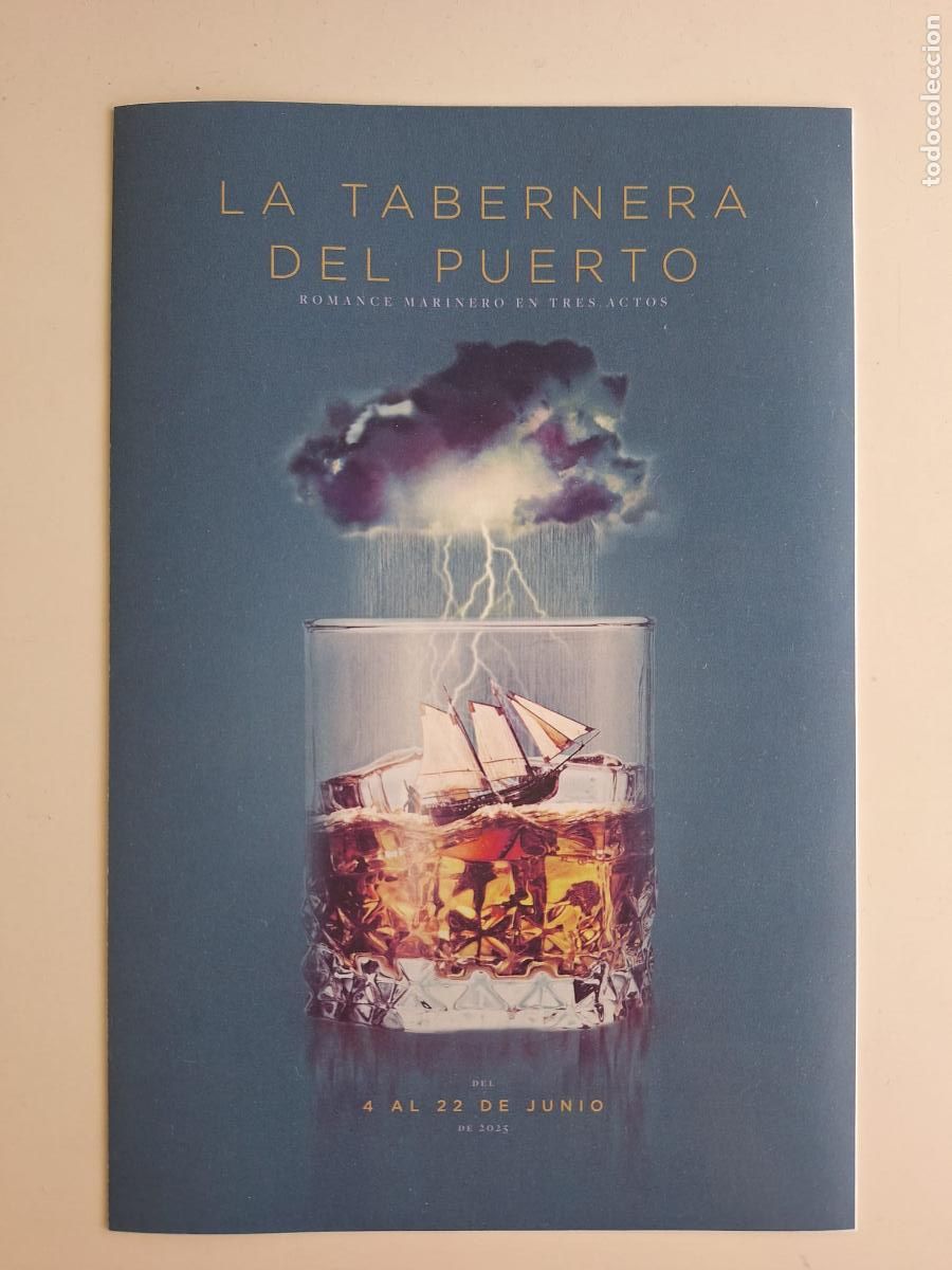 Coleccionismo: Programa mano &laquo;La tabernera del puerto&raquo; Soroz&aacute;bal Teatro de la Zarzuela Madrid Temporada 2024 / 2025