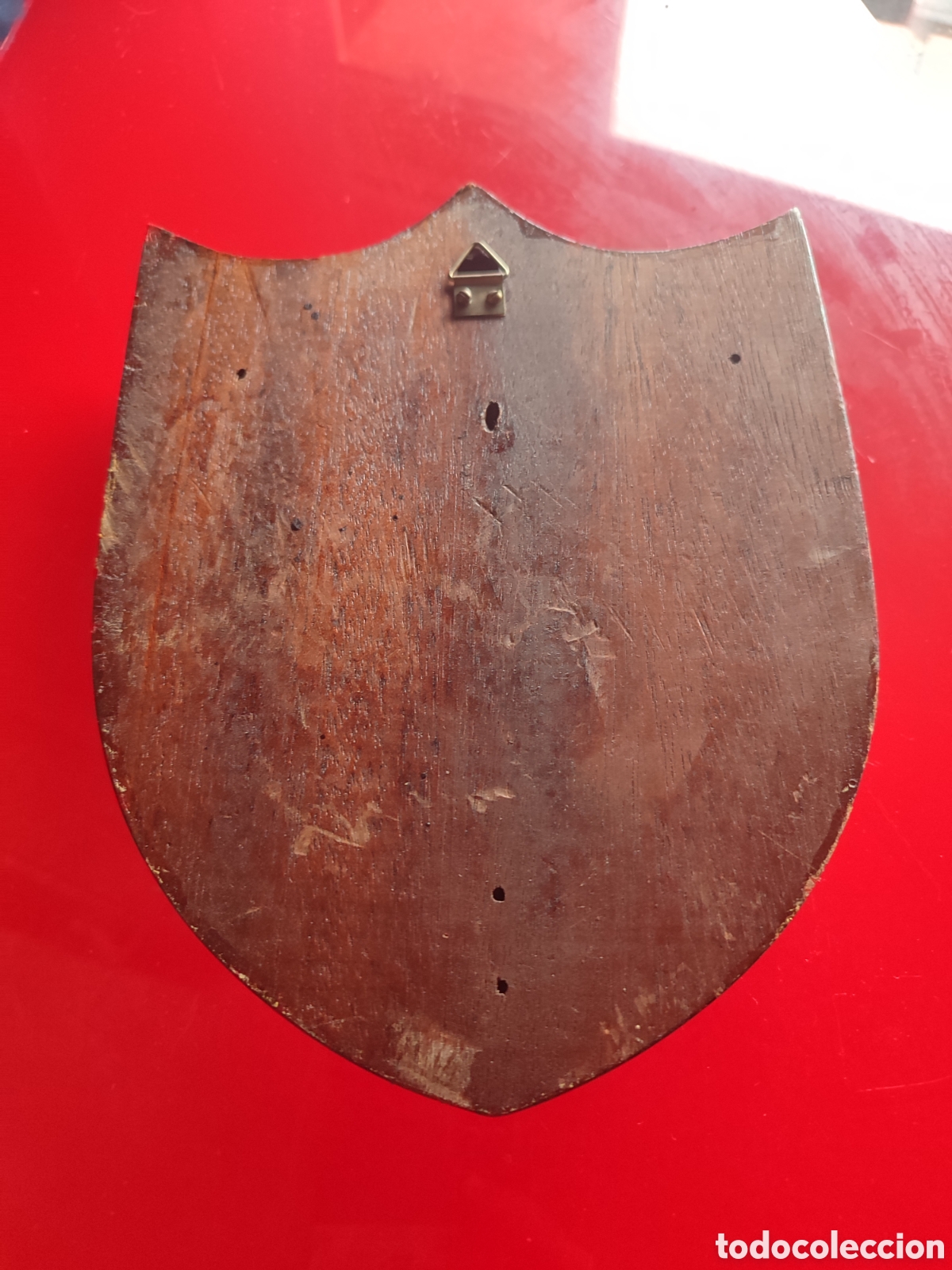 Coleccionismo: Metopa de madera y metal - Foto 2