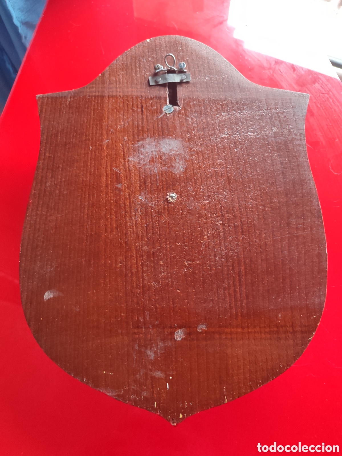 Coleccionismo: Metopa de madera y metal - Foto 4