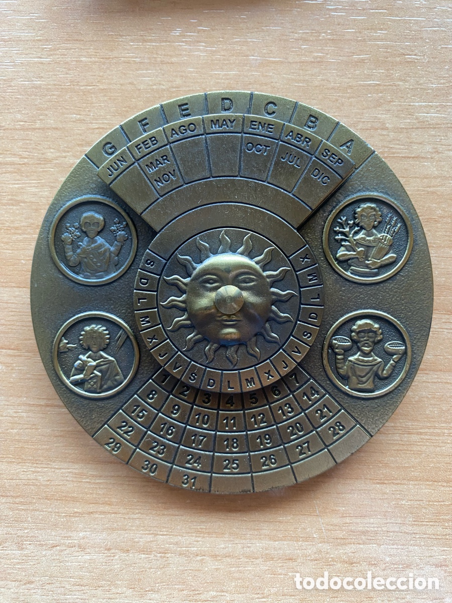 Coleccionismo: Calendario Perpetuo Hemisferium - Foto 2