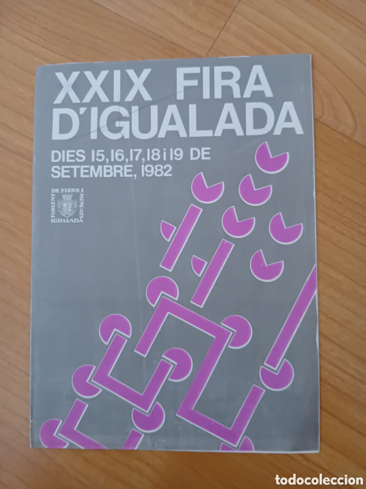 Coleccionismo: TRIPTICO FERIA DE IGUALADA. 1982 - Foto 1