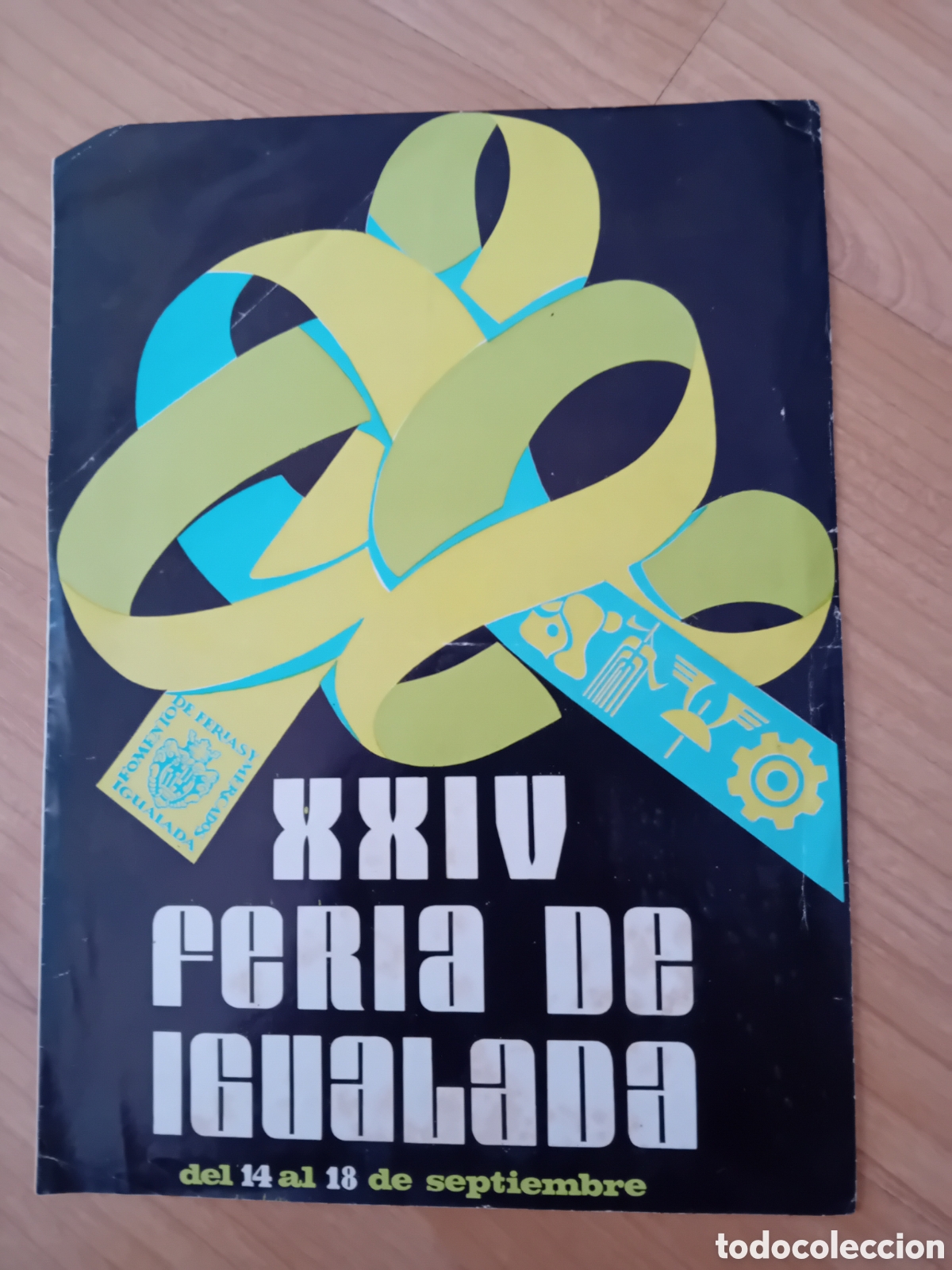 Coleccionismo: TRIPTICO FERIA DE IGUALADA. DECADA 1970 - Foto 1