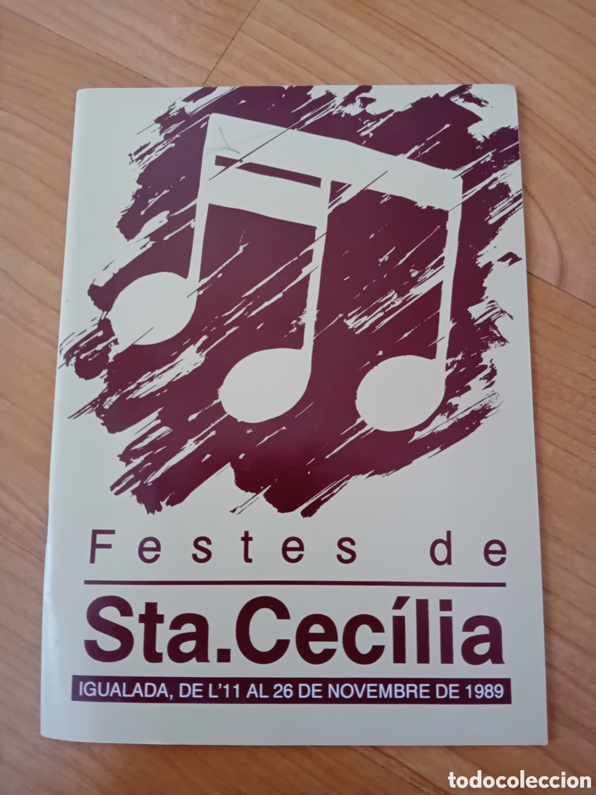 Collezionismo: PROGRAMA FIESTAS SANTA CECILIA. IGUALADA. 1989