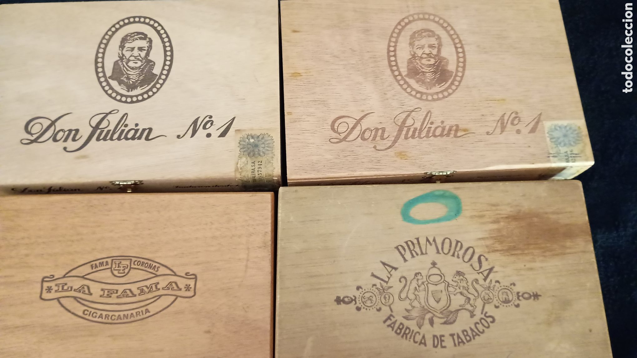 Cajas de madera puros