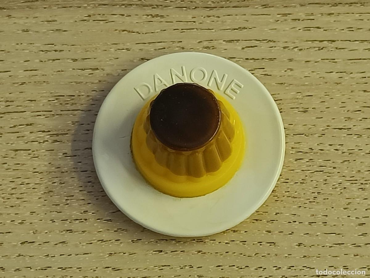Coleccionismo: Im&aacute;n nevera. Flan Danone. - Foto 1
