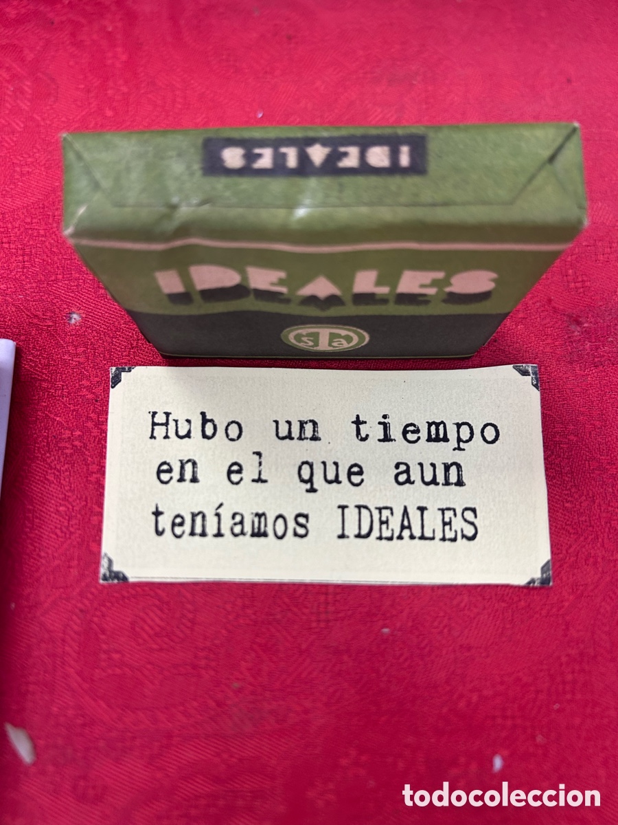 Coleccionismo: Ideales. Performa de tabaco y cartulina. - Foto 3