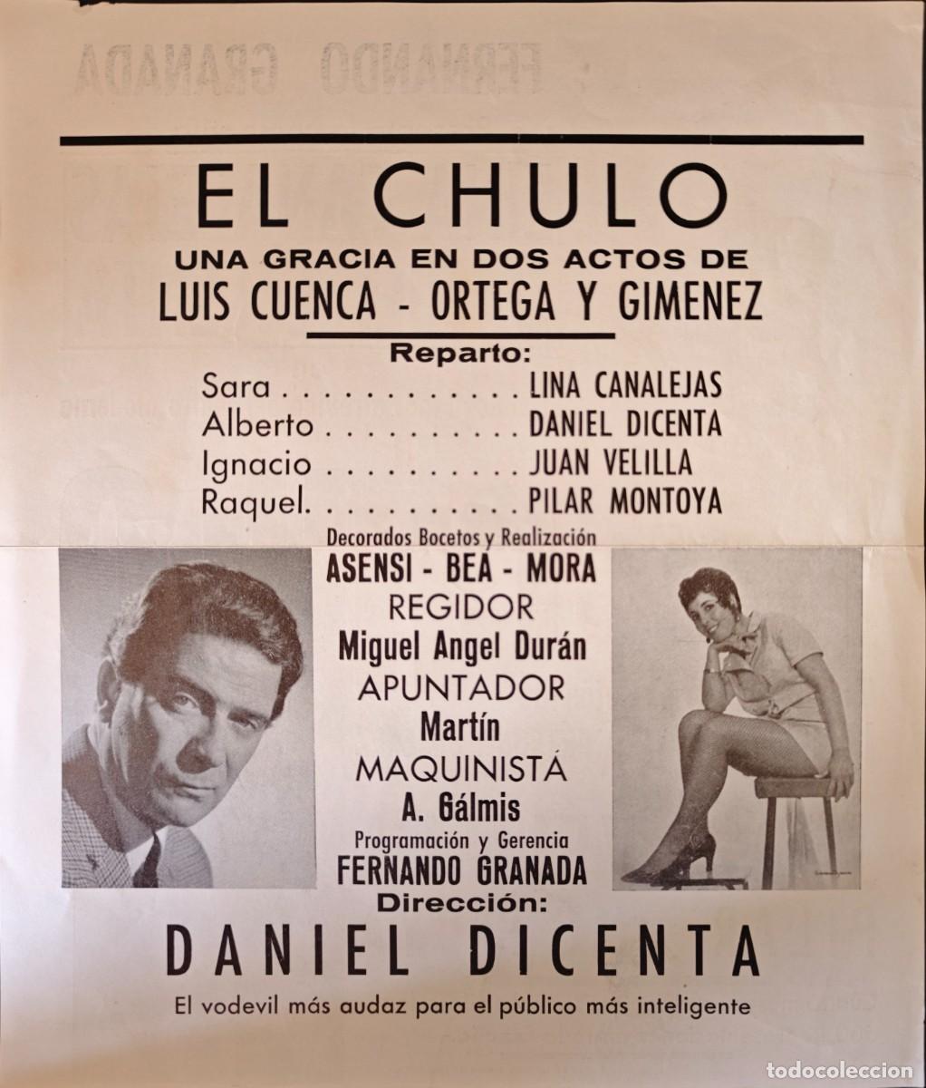 Coleccionismo: FOLLETO - TEATRO - LINA CANALEJAS - Foto 2