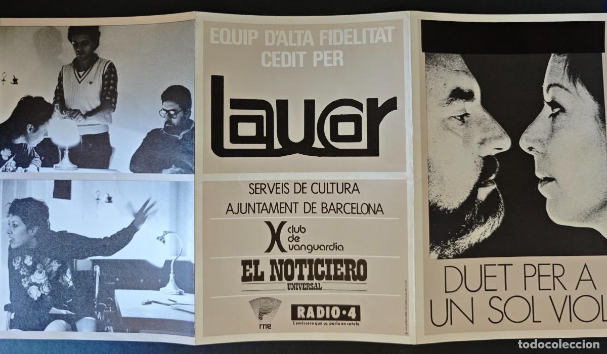 Coleccionismo: PROGRAMA - TEATRO - DUET PER UN SOL VIOLI - Foto 1
