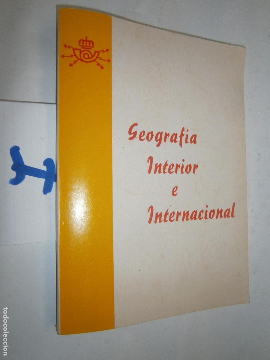 Coleccionismo: GEOGRAFIA INTERIOR E INTERNACIONAL - LIBRETO ANTIGUO CORREOS