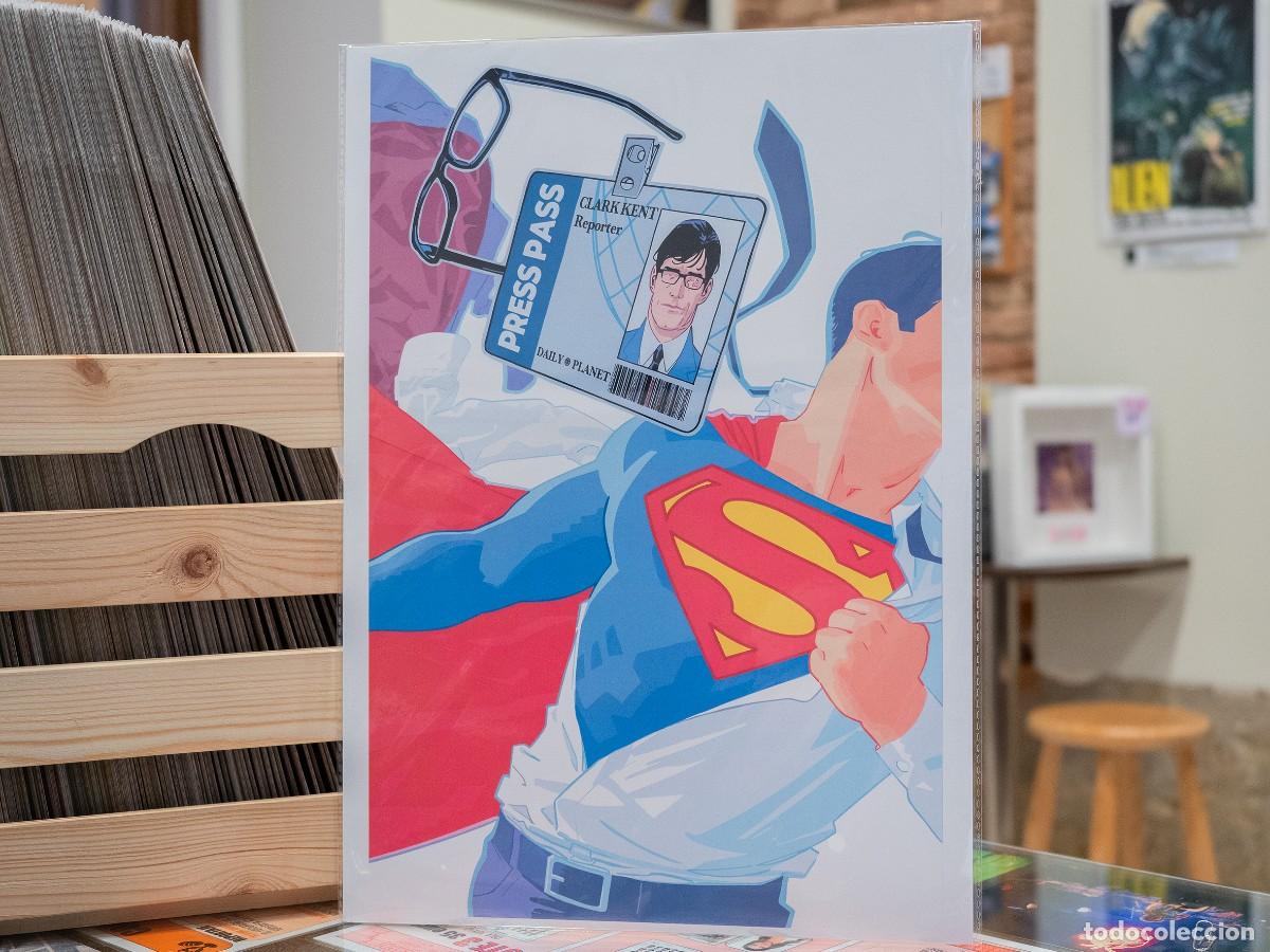 Coleccionismo: L&aacute;mina de &rdquo;Superman&rdquo;