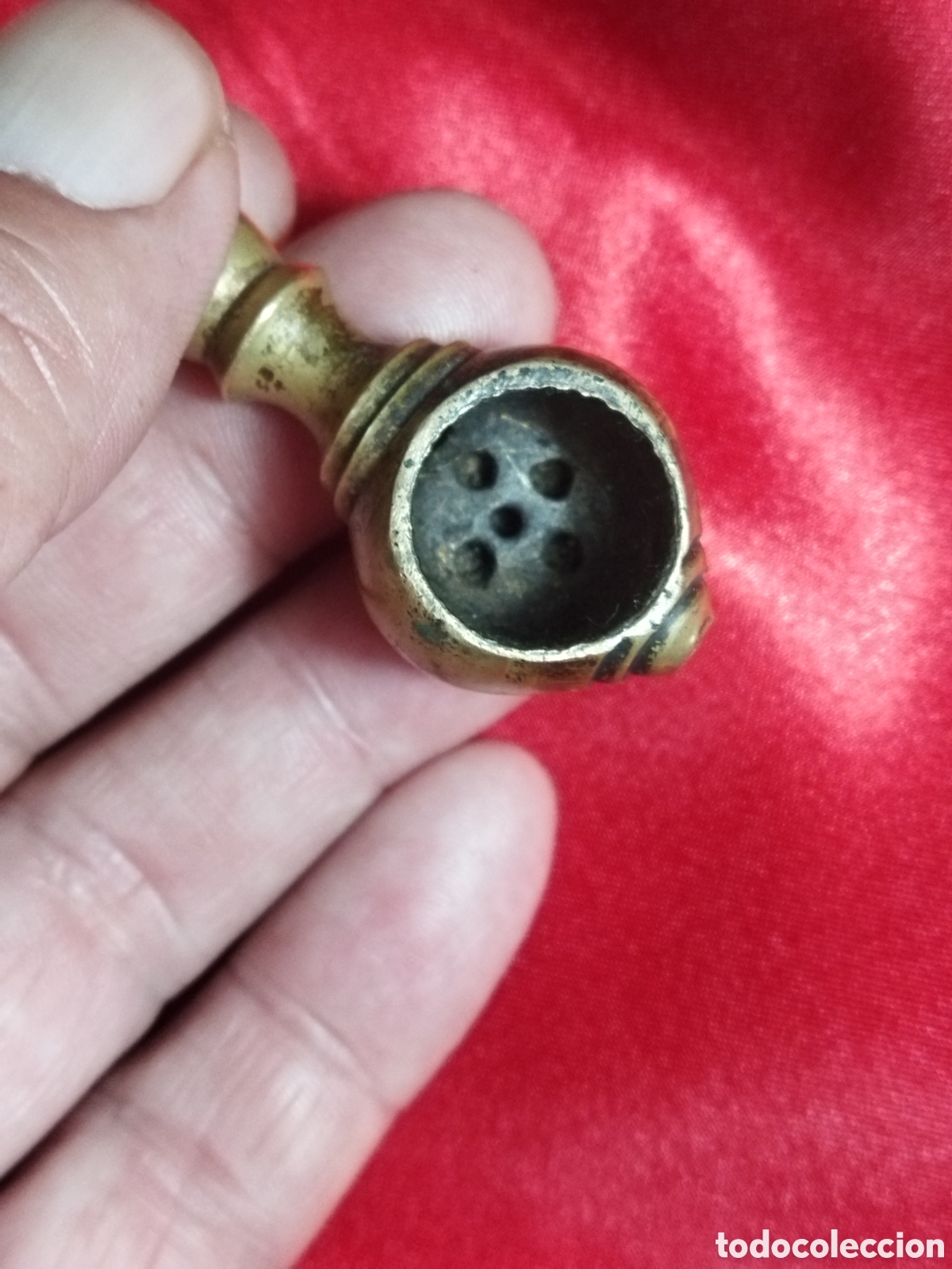 Coleccionismo: Pipa de bronce vintage - Foto 3