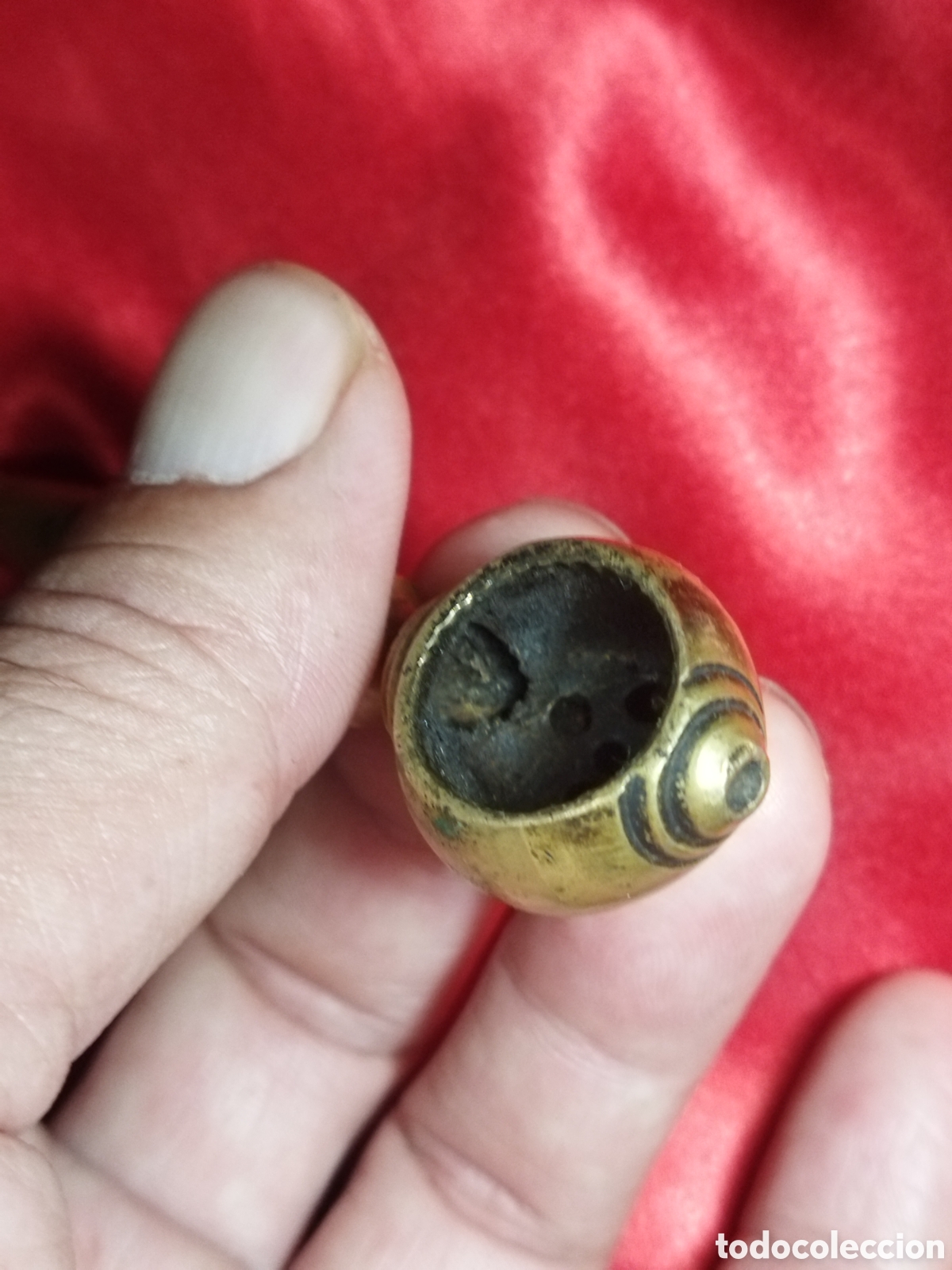 Coleccionismo: Pipa de bronce vintage - Foto 8