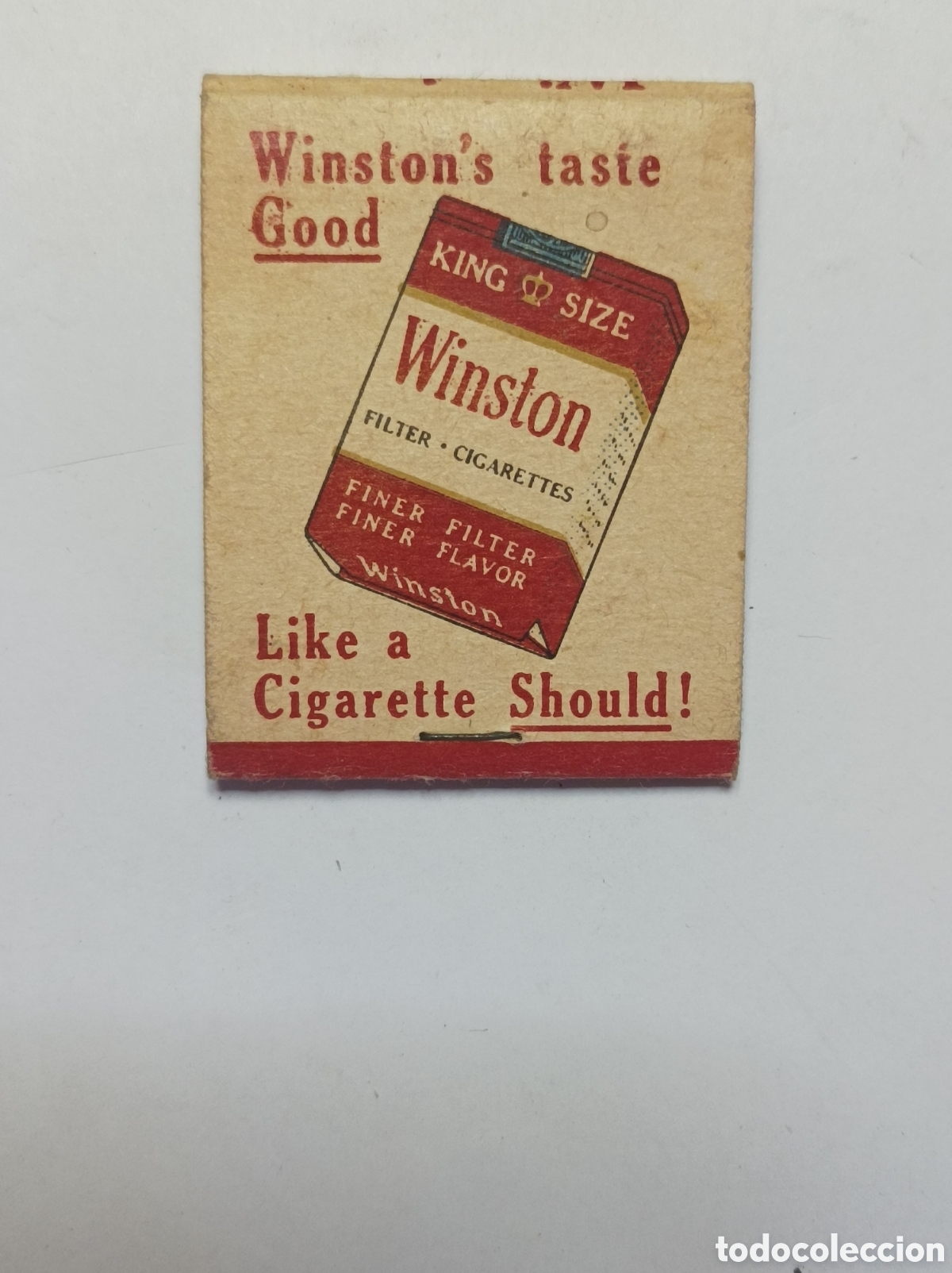 Collectionnisme: WINSTON. LIBRITO PUBLICIDAD TABACO ANTIGUA. LEER DESCRIPCI&Oacute;N.
