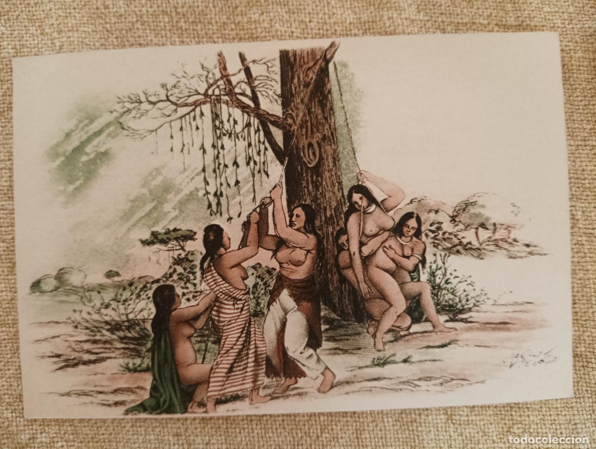 Collecting paper: Parto entre los indios Apache. Laboratorios E. Boizot. (Farmacia)