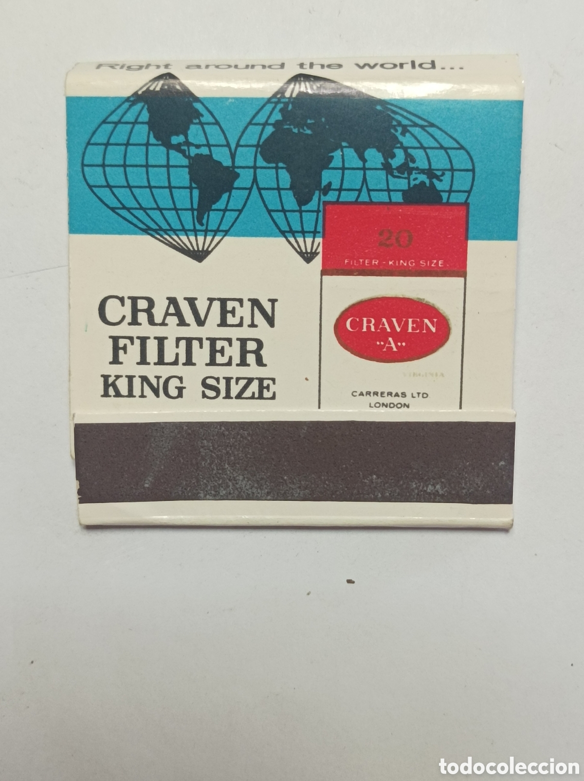 Collectionnisme: CRAVEN A. OFICIAL. LIBRITO PUBLICIDAD TABACO ANTIGUA. LEER DESCRIPCI&Oacute;N.
