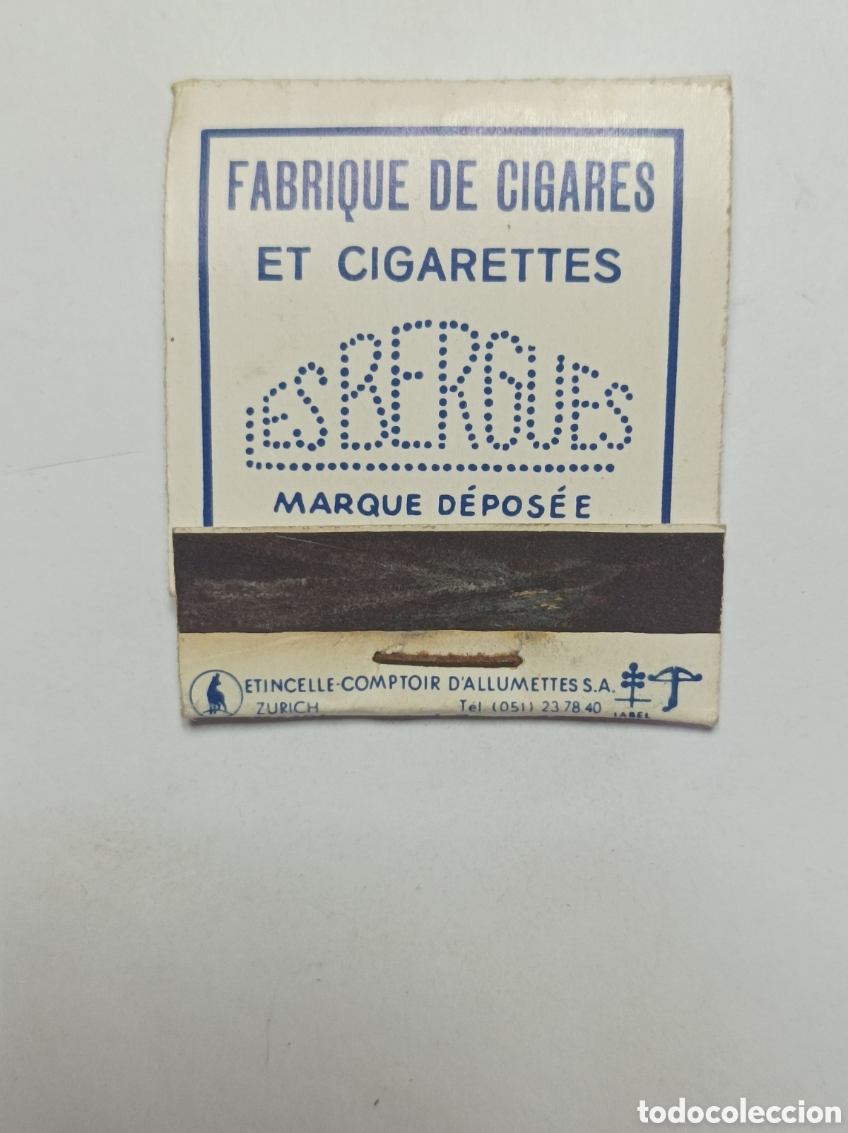 Collectionnisme: LES BERGUES. LIBRITO PUBLICIDAD TABACO ANTIGUA. LEER DESCRIPCI&Oacute;N.