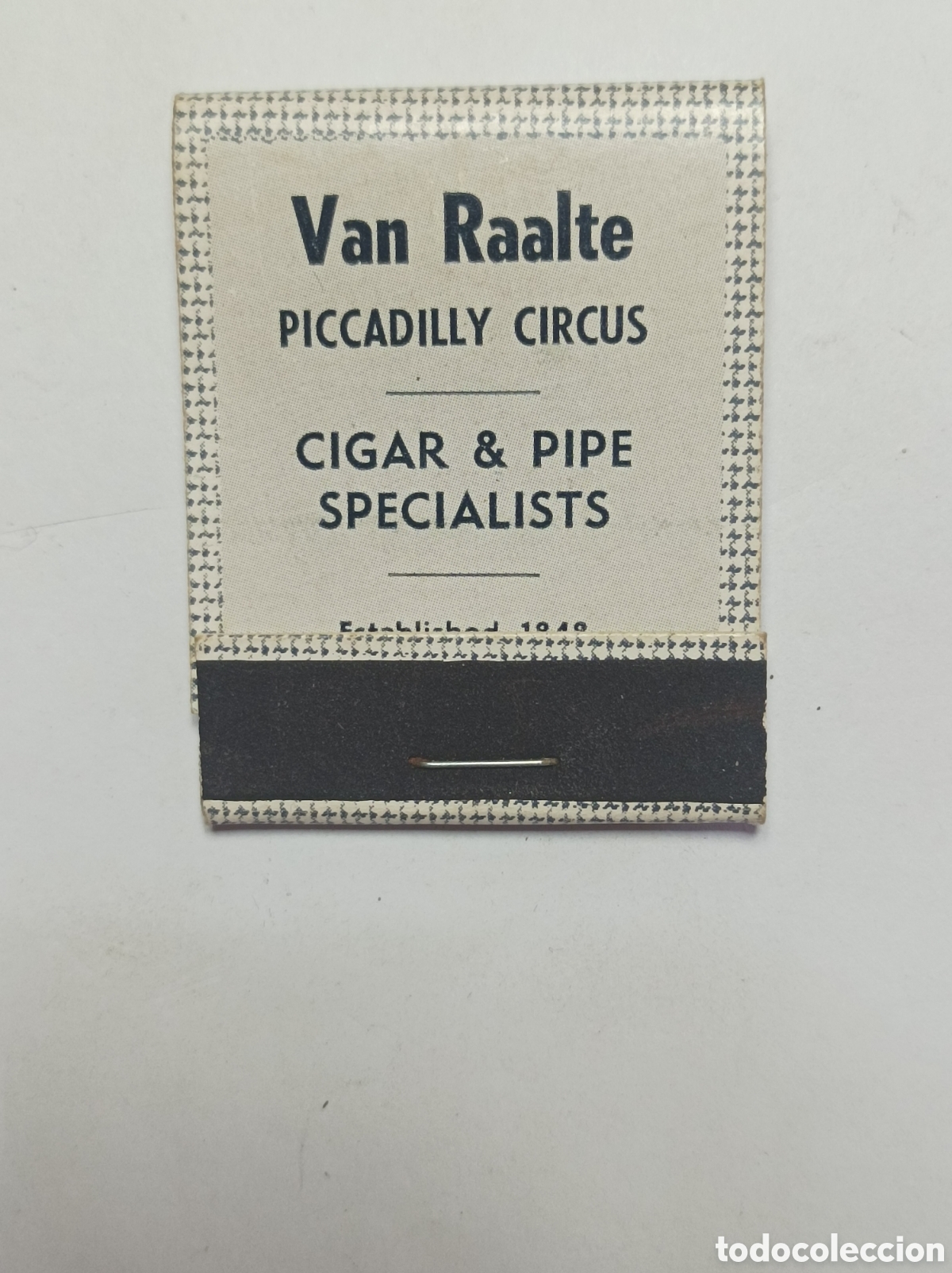 Collectionnisme: VAN RAALTE. PICADILLY CIRCUS. OFICIAL. RARO LIBRITO PUBLICIDAD TABACO ANTIGUA. LEER DESCRIPCI&Oacute;N.