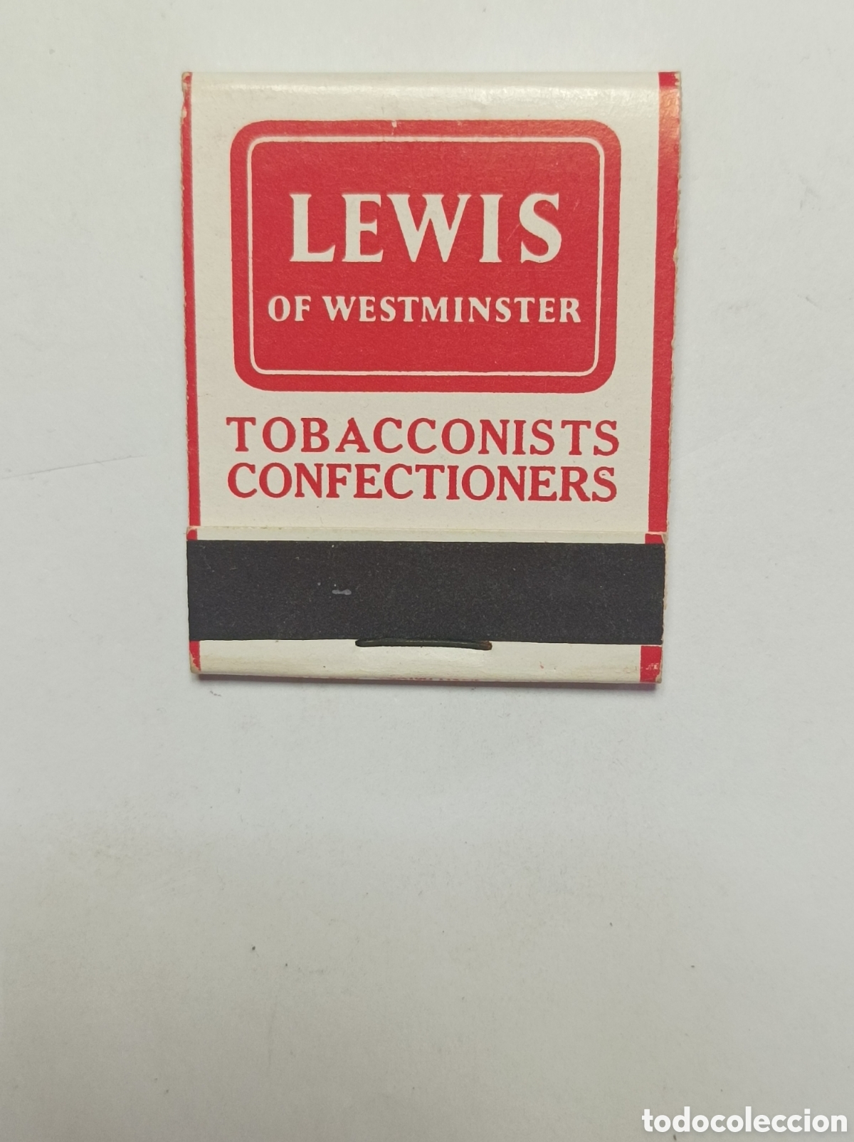 Collectionnisme: LEWIS OF WESTMINSTER. OFICIAL. LIBRITO PUBLICIDAD TABACO ANTIGUA. LEER DESCRIPCI&Oacute;N.