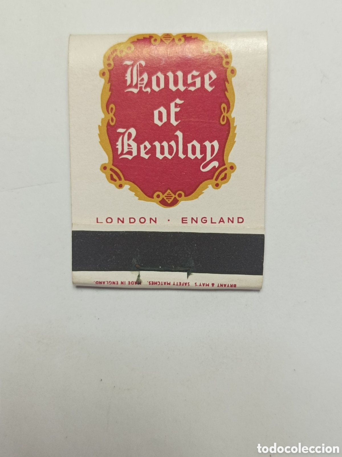 Collecting: HOUSE OF BEWLAY. OFICIAL. LIBRITO PUBLICIDAD TABACO ANTIGUA. LEER DESCRIPCI&Oacute;N.