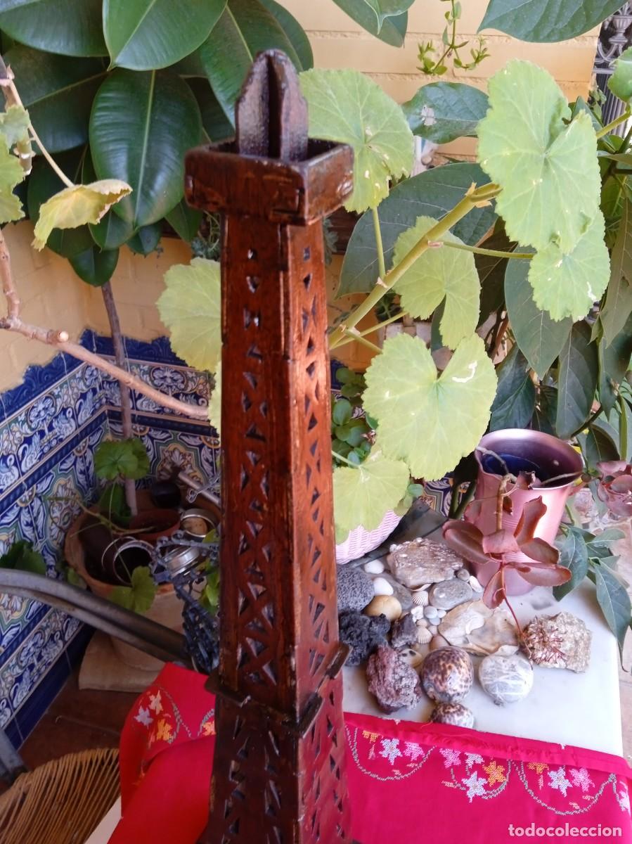 Coleccionismo: Maqueta Torre Eiffel en marqueter&iacute;a de madera - Foto 6