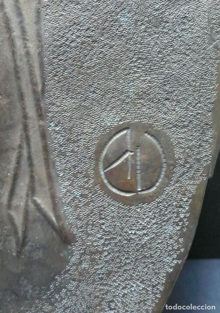 Coleccionismo: RELIEVE EN METAL DE INDIO - Foto 3