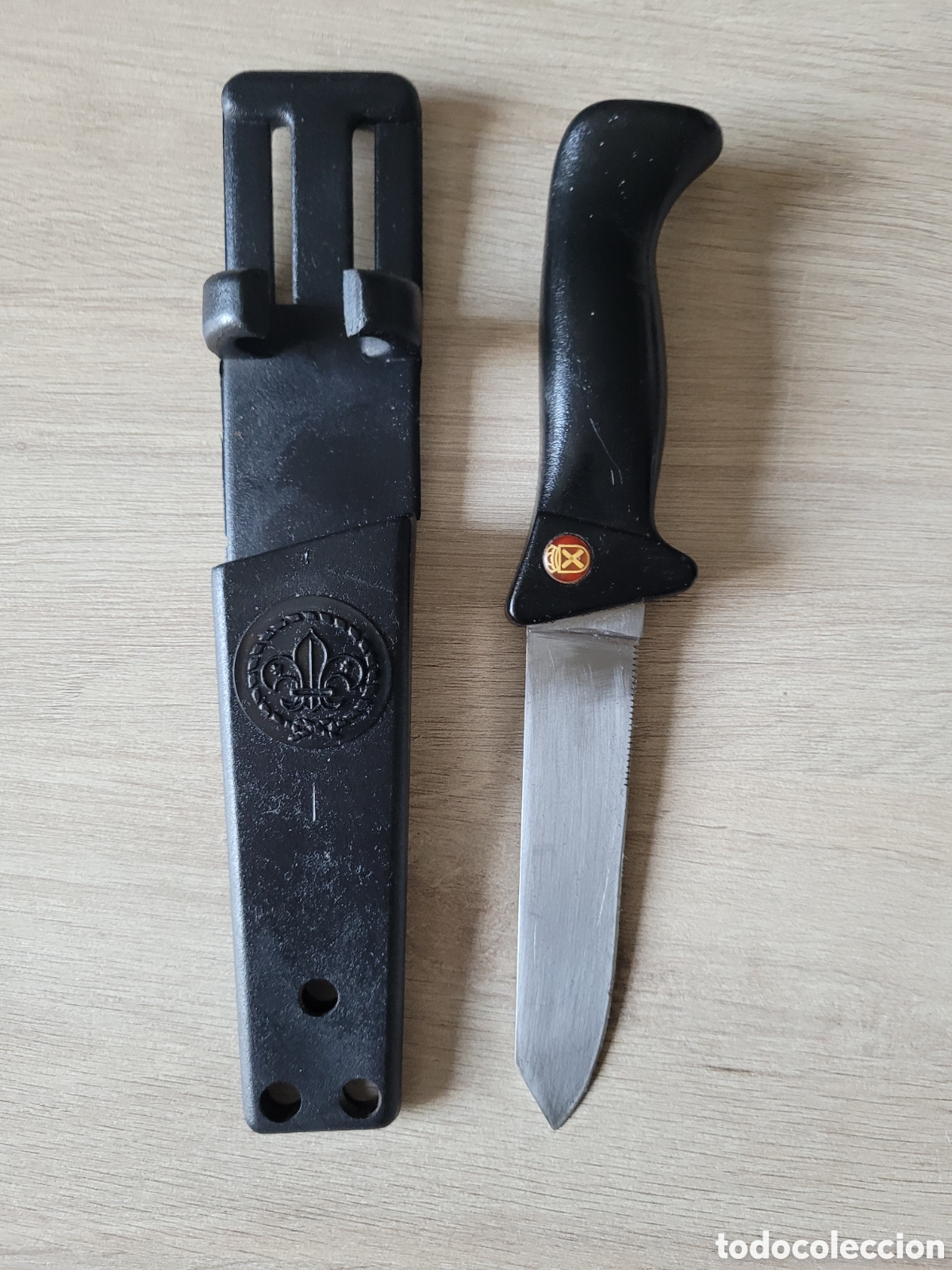 Coleccionismo: CUCHILLO AITOR, ESTILO BUCEO DE BOY SCOUTS - 21 cm. - - Foto 5