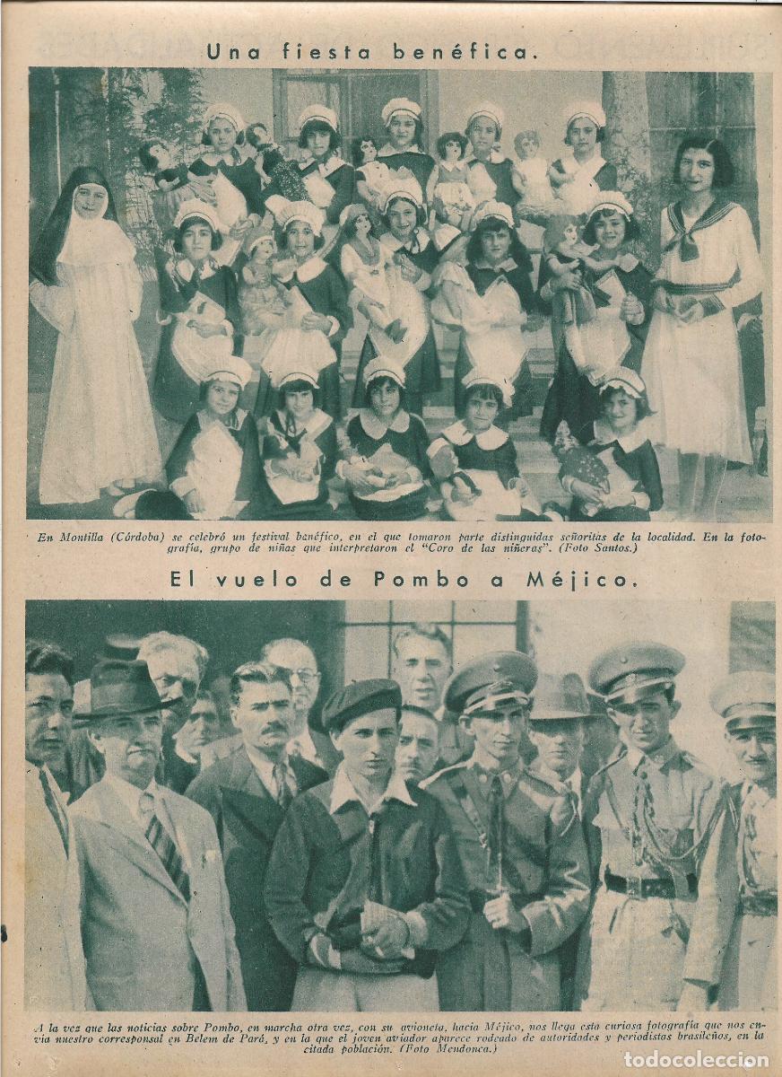 Collezionismo: A&Ntilde;O 1935 RECORTE PRENSA MONTILLA CORDOBA FIESTA BENEFICA INFANTIL CORO DE LAS NI&Ntilde;ERAS