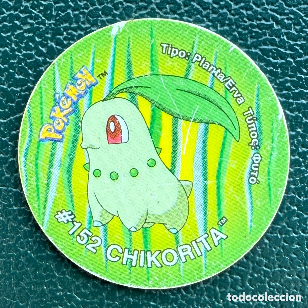 Coleccionismo: TAZO N&ordm; 179 #152 CHIKORITA COLECCI&Oacute;N 2001 POKEMON TAZOS 3 MATUTANO