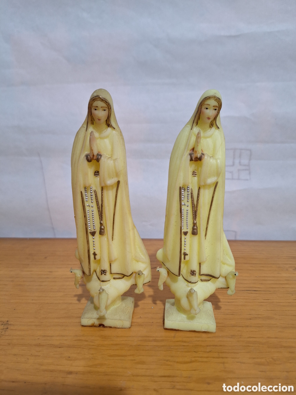 Coleccionismo: V&iacute;rgene de fatima fluorescentes - Foto 2