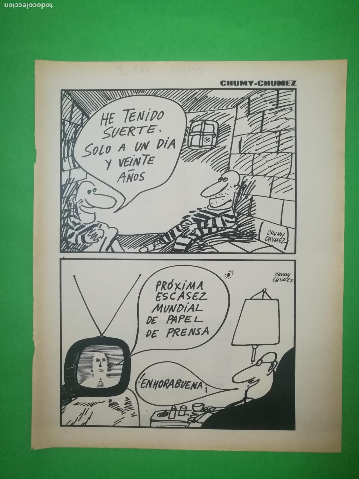 Sammelleidenschaft Papier: VI&Ntilde;ETA COMICA ILUSTRADA POR CHUMY - CHUMEZ 08/12/1973