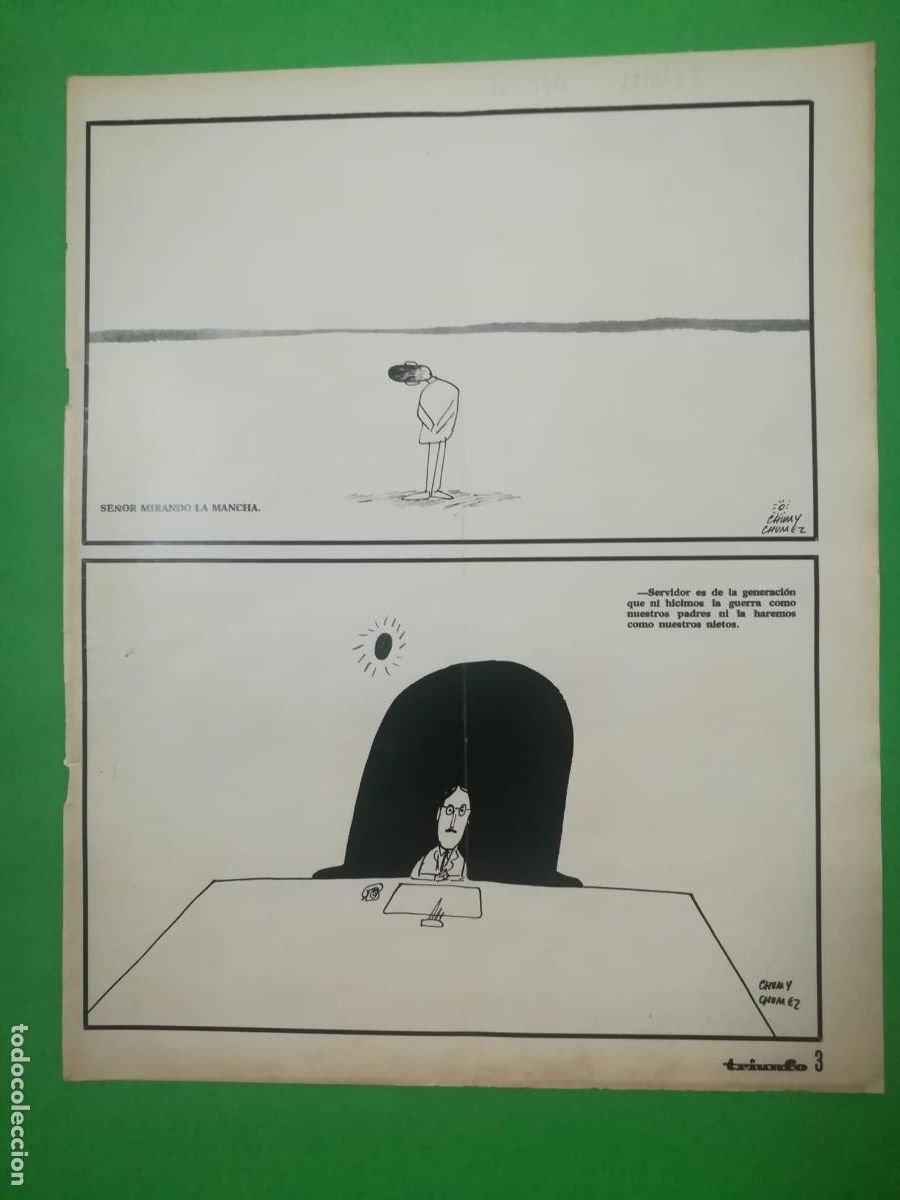 Sammelleidenschaft Papier: VI&Ntilde;ETA COMICA ILUSTRADA POR CHUMY - CHUMEZ 19/08/1972