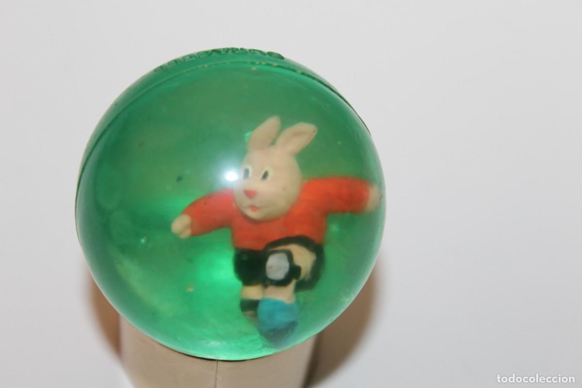 Coleccionismo: PELOTA GOMA SALTARINA CONEJITO DURACELL - A&Ntilde;OS 80