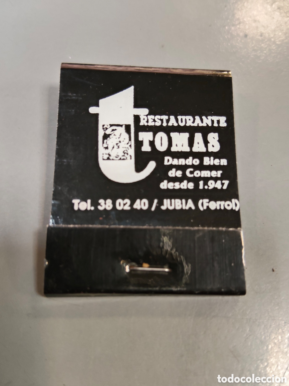 Coleccionismo: Cerillas Restaurante CASA TOMAS FERROL