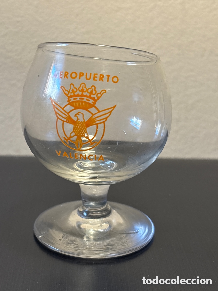 Coleccionismo: COPA PUBLICIDAD AEROPUERTO VALENCIA ( COPITA COGNAC )