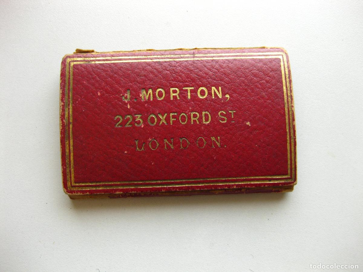Coleccionismo: ANTIGUO ESTUCHE DE AGUJAS DE J. MORTON. OXFORD. FINALES DEL SIGLO XIX. NEEDLE CASE