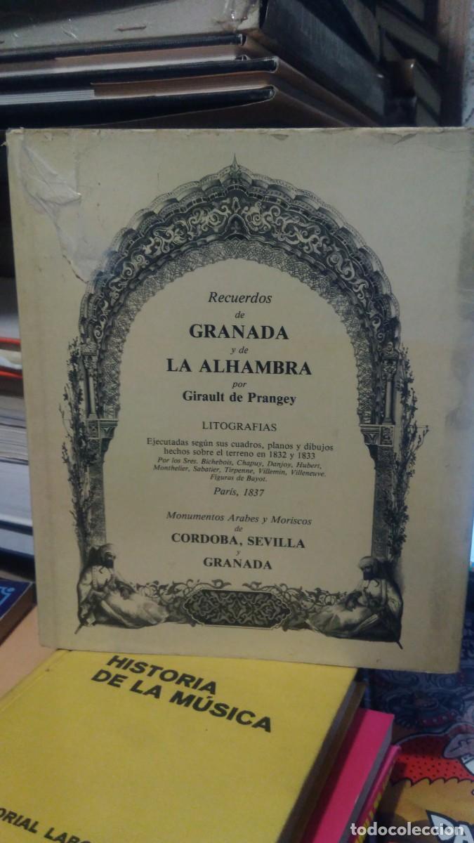 Coleccionismo: Recuerdos de granada y de la alhambra litografias Monumentos arabes y moriscos