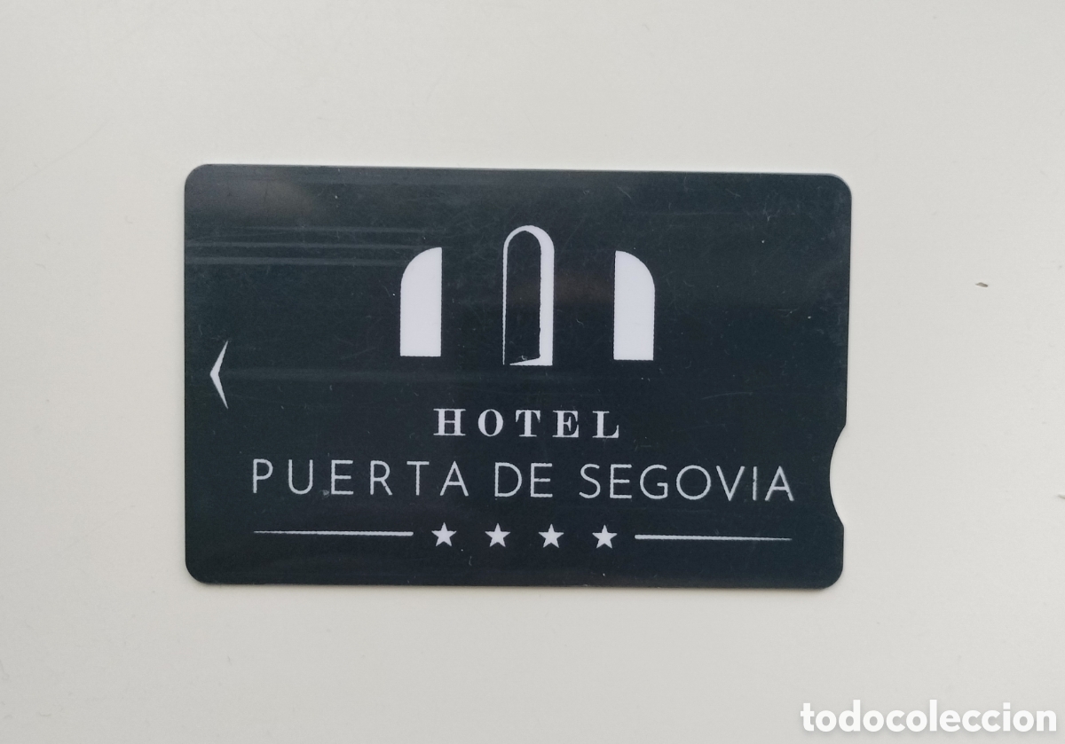 Colecionismo: TARJETA LLAVE MAGN&Eacute;TICA HOTEL PUERTA DE SEGOVIA