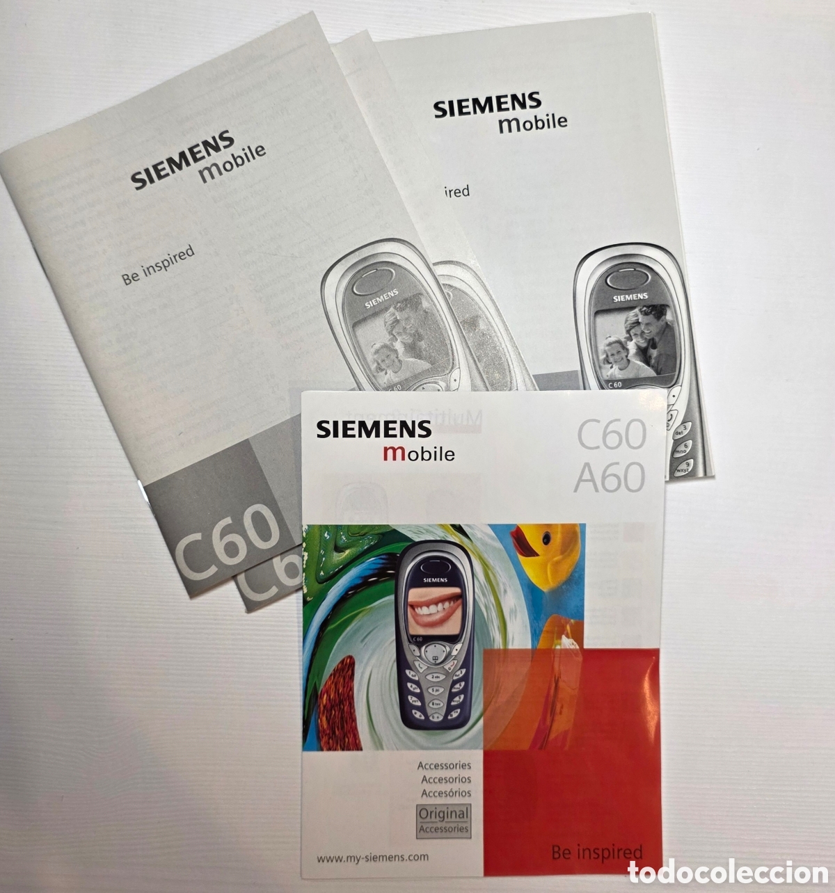 Coleccionismo: Tel&eacute;fono m&oacute;vil Siemens C60 - Foto 4