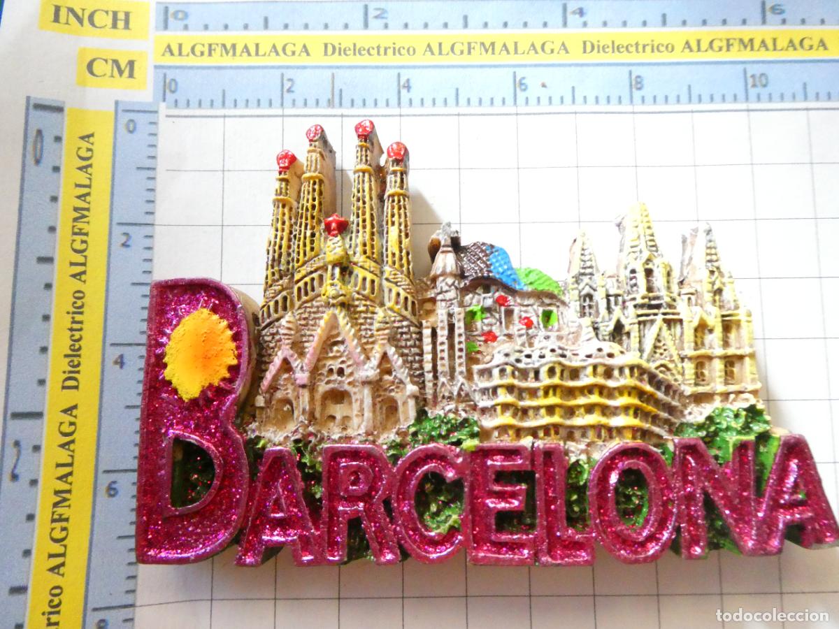 Sammeln: IM&Aacute;N DE NEVERA. SOUVENIR RECUERDO. MONUMENTOS DE BARCELONA