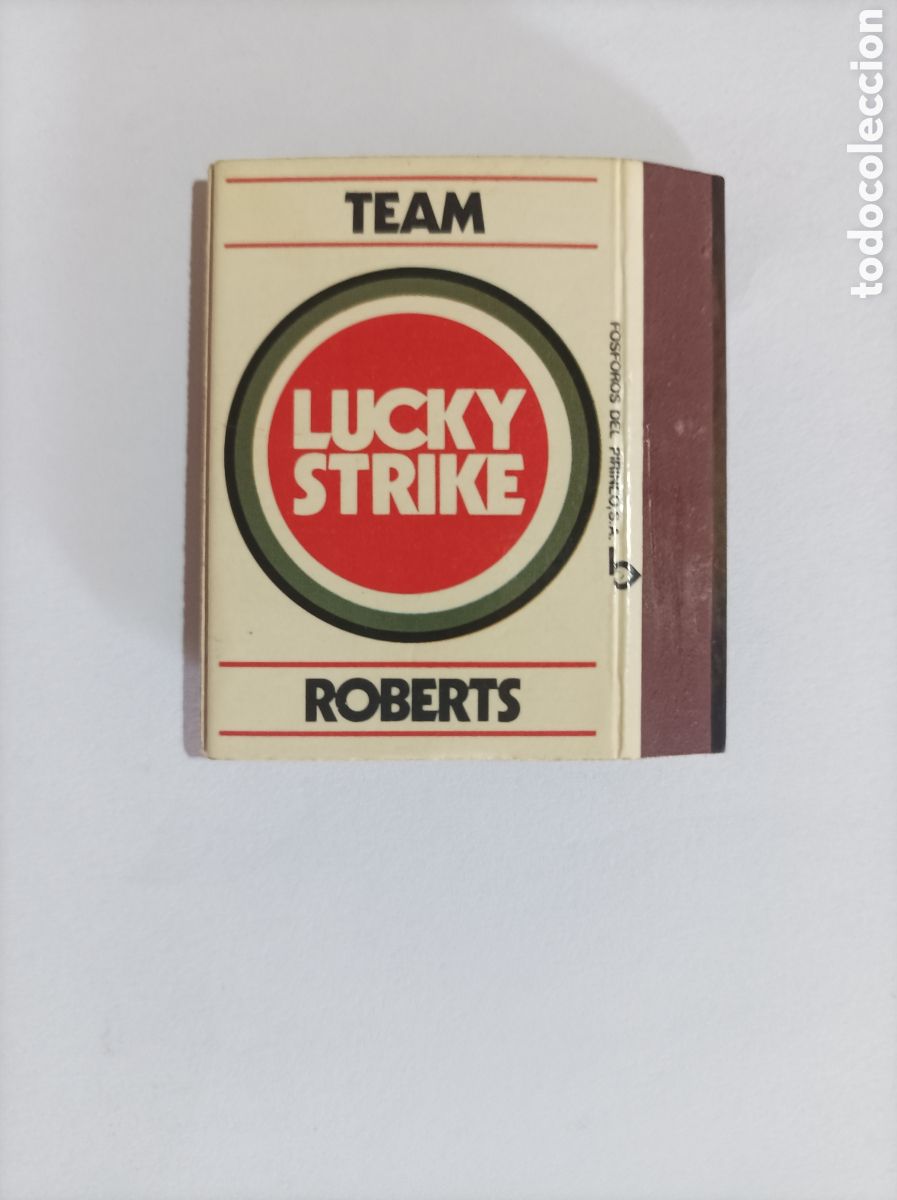 Colecionismo: TEAM KENNY ROBERTS. LUCKY STRIKE. CAJA PUBLICIDAD ANTIGUA TABACO. VAC&Iacute;A. LEER DESCRIPCI&Oacute;N.