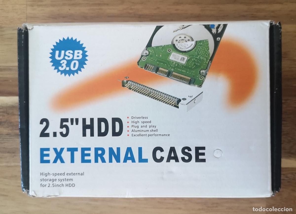 Coleccionismo: CAJA, CARCASA DISCO DURO EXTERNO ( solo la caja ) - USB 3.0 2,5 &rdquo; HDD