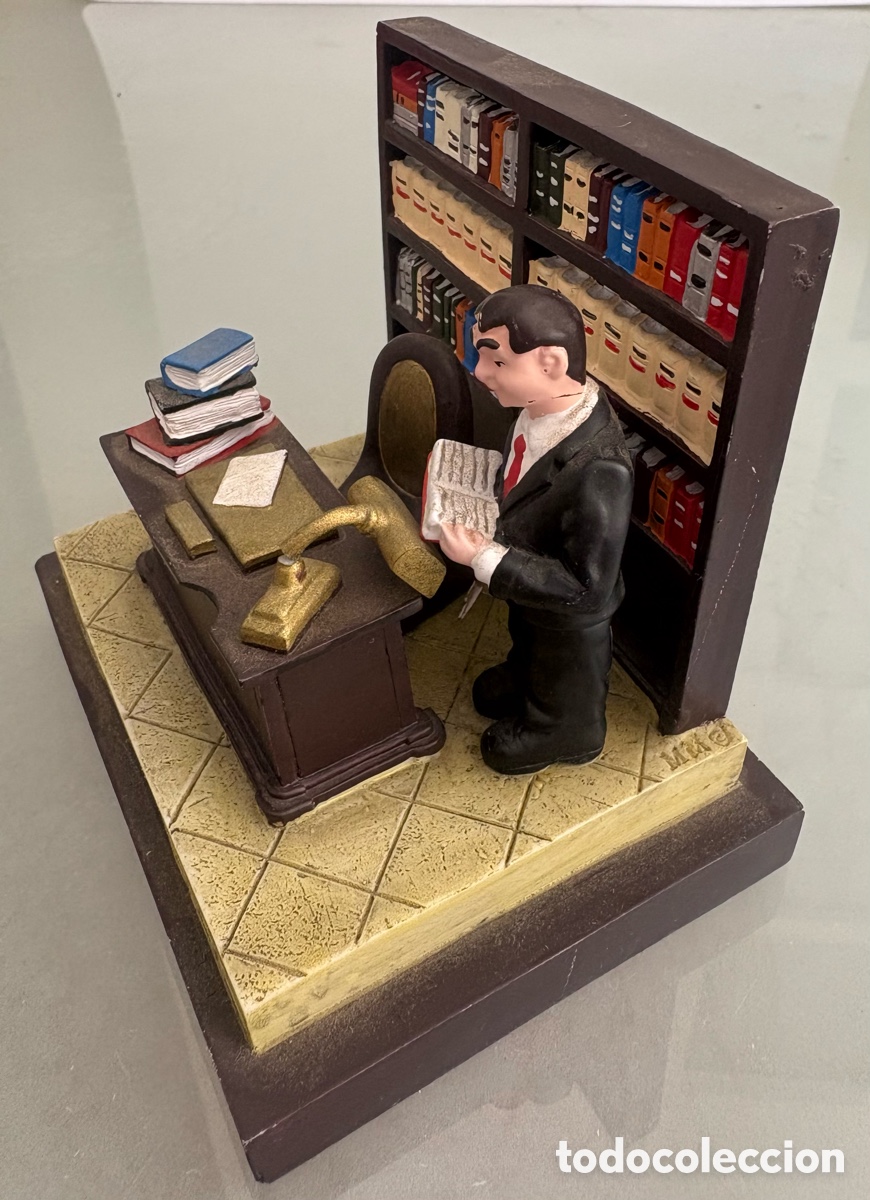 Coleccionismo: MAQUETA DE ABOGADO EN SU BUFETE - Foto 2