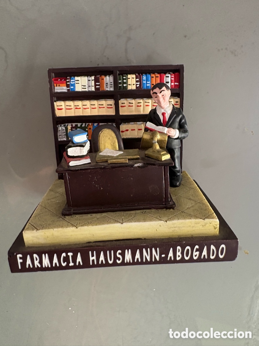 Coleccionismo: MAQUETA DE ABOGADO EN SU BUFETE - Foto 7