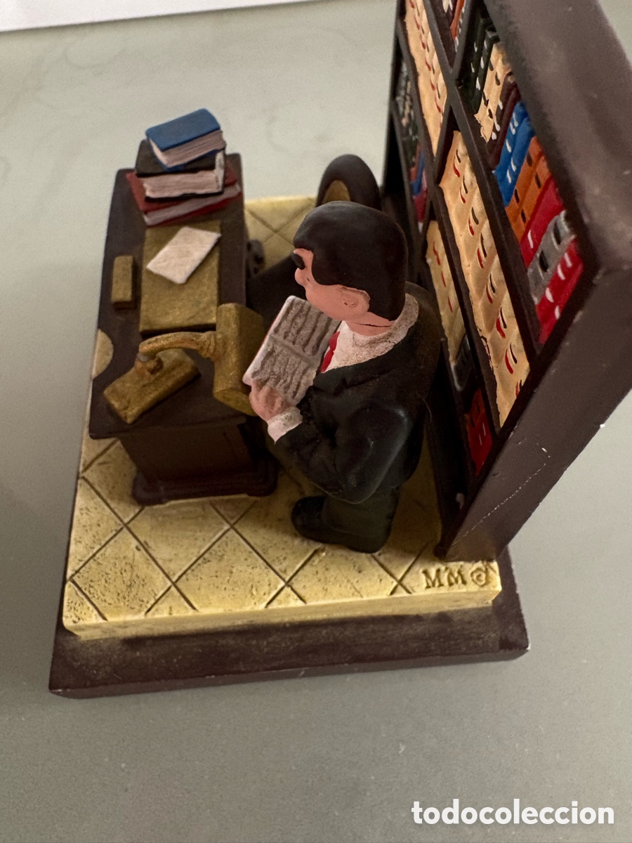 Coleccionismo: MAQUETA DE ABOGADO EN SU BUFETE - Foto 8