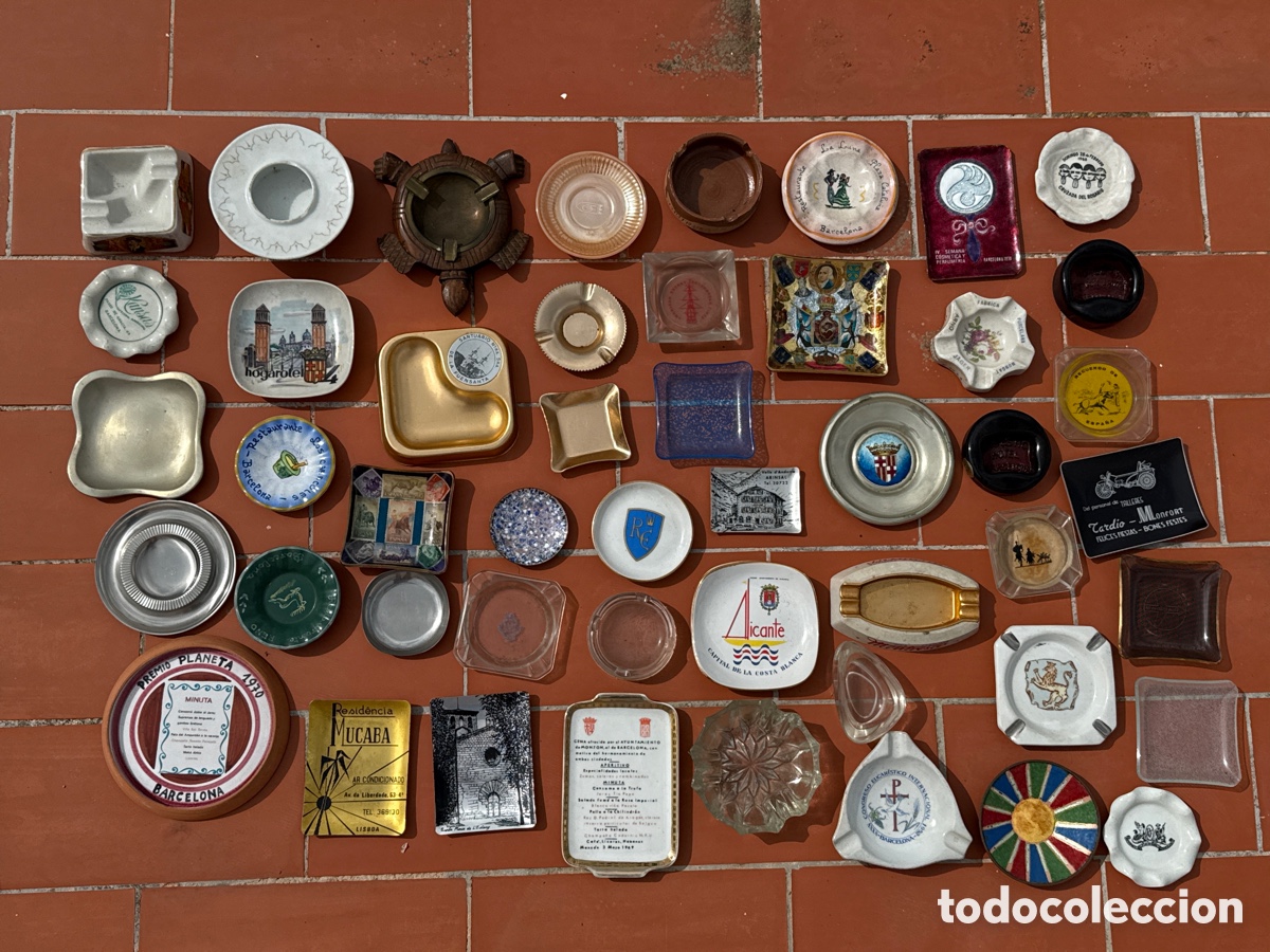 Coleccionismo: Colecci&oacute;n 48 ceniceros - Foto 1
