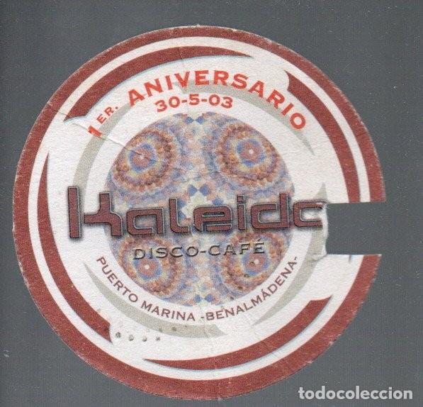 Colecionismo: POSAVASOS, KALEIDO - DISCO - CAFE, 1er. ANIVERSARIO 30-5-03. BENALMADENA.