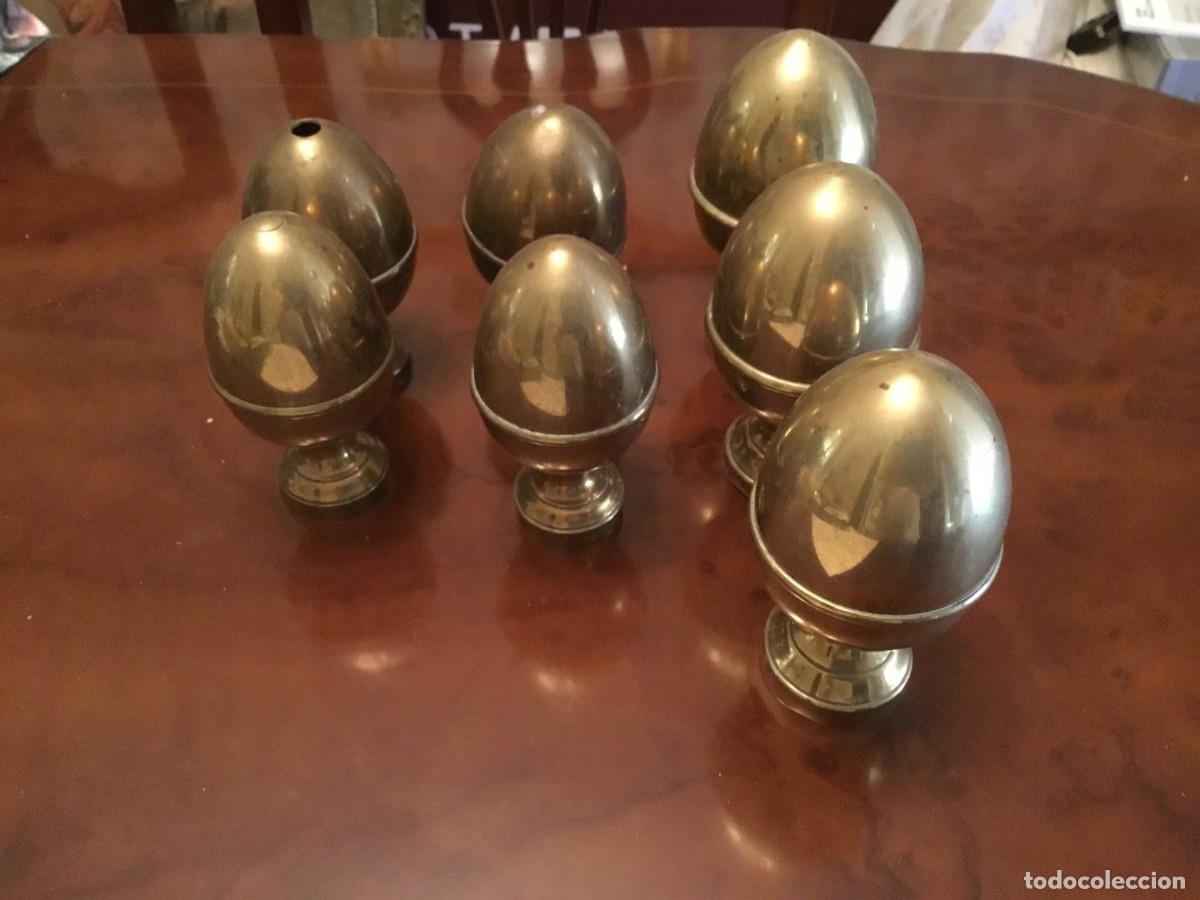 Coleccionismo: Remates de escalera o bolas de bronce antiguos - Foto 2