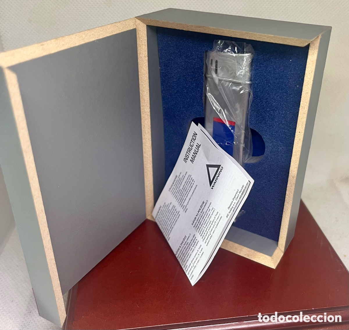 Coleccionismo: MECHERO WINSTON DE COLECCI&Oacute;N EN CAJA DE MADERA - Foto 5