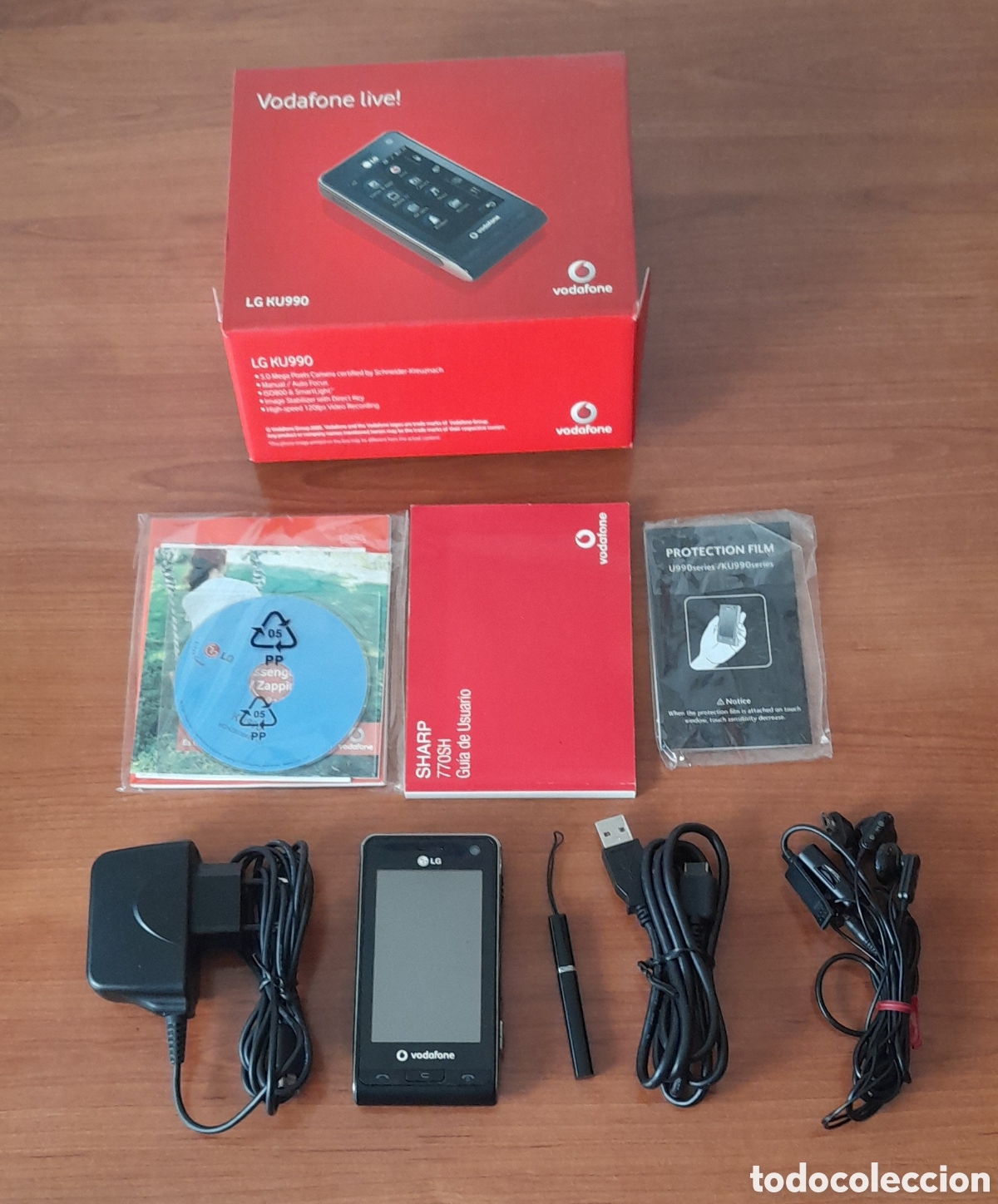 Colecionismo: M&oacute;vil Vintage LG KU990 de Coleccionismo en su caja original. Funcionando